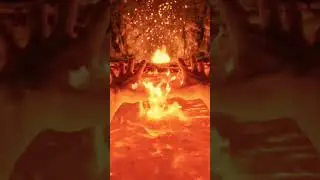 🔥 SWIMMING THROUGH LAVA!POV Cinematic Experience