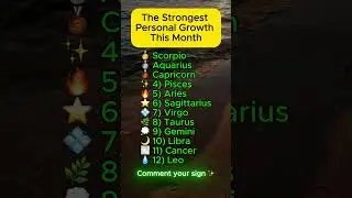 The Strongest Personal Growth This Month