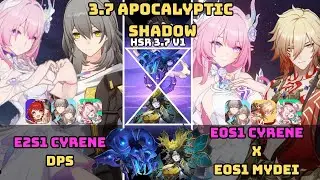 I NEED HER!! E2S1 Cyrene Hypercarry & E0S1 Cyrene X E0S1 Mydei | HSR 3.7 V1 APOC Showcase