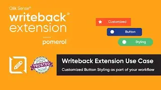 Writeback Extension - Use Case Series - Customized Button Styling to improve your Qlik workflow