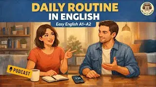 Daily Routine in English | A1 Beginner English Conversation | Talk About Your Day