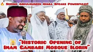 Commissioning of Imam Gambari Central Mosque Ilorin &ndash; Lecture by Sheikh Abdulmumeen Ayara