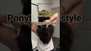 messy ponytail 💯💕 #fashion #fashionstyle #dress #trending #mayurafashionhub #subscribe #ytshorts