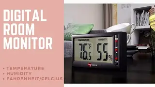 Easy to Read Digital Room Monitor