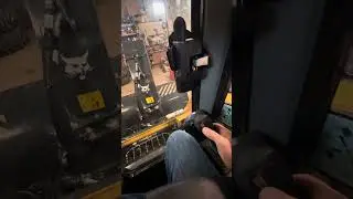 Snowblower on Cat skid loader