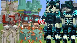 АЛЬЯНС СТРАЖЕЙ И ЖЕЛЕЗНЫХ ГОЛЕМОВ ПРОТИВ МОБОВ АЛЬЯНСА ХРАНИТЕЛЕЙ В MINECRAFT