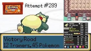 Pok&eacute;mon Fire Red Ironmon Challenge / Run #289 - Victory Road