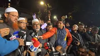 বেগম খালেদা জিয়ার শোক ব‌ইয়ে স্বাক্ষরের পর যা বললেন শায়খে চরমোনাই।