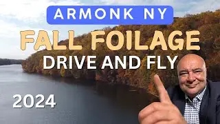 Autumn in Armonk: A Scenic Drive Through Fall Foliage #fallfoliage #armonk #aerial