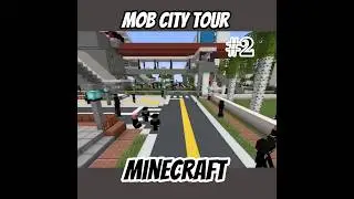 Mob city tour in Minecraft part- 2🫢 #minecraft #gaming #shorts