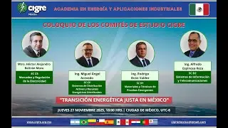 Coloquio CIGRE México 2025: Cierre de Ciclo, Comités C5, C6, D1 y D2 para el Programa 2026