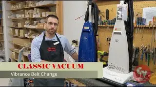 Как заменить ремень пылесоса Riccar Vibrance от Classic Vacuum.