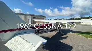 1962 Cessna 172 180 hp Lycoming engine
