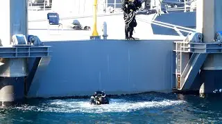 【目撃！】わずか0.8％！？海上自衛隊潜水士に超至近距離で遭遇！