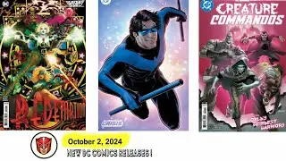 NEW COMIC BOOKS FROM DC COMICS RELEASING OCTOBER 2, 2024          #comics #newrelease #comicbook