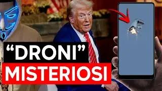TRUMP PARLA DI UFO E DRONI NON IDENTIFICATI