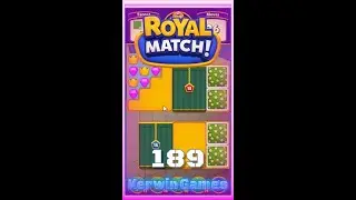 Royal Match Level 189 - Super Hard Level - No Boosters