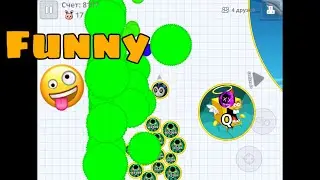 TRICK CLIP + SMOOTH POPSPLIT  |  AGARIO MOBILE!