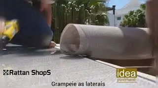 Como instalar o forro para pergolado da RattanShops