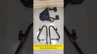 Royal Enfield Hunter350 saddle stay with carrier#hunter350 #hunter350review #hunter350royalenfield