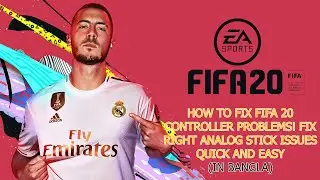 How to fix FIFA 20 controller problems.Fix controller and right stick for any game easily(in bangla)