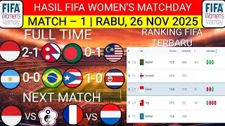 HASIL FIFA WOMEN MATCHDAY 2025‼️INDONESIA VS NEPAL‼️JADWAL FIFA WOMEN'S MATCHDAY 2025‼️MATCH 1