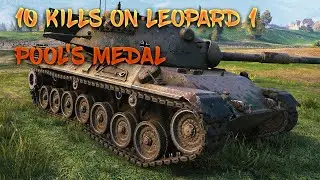 10 kills on Leopard 1 | Pool's Medal