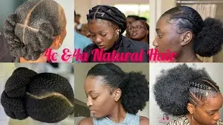 Natural hairstyle 4c &4a Natural Hair naturalhairstyles 