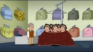 Family Guy - Judd Hirsch At The Gigantic Sweater Store