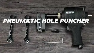 NEWTRY 8mm Pneumatic Hole Puncher &ndash; Fast, Clean & Precise Metal Punching Made Easy