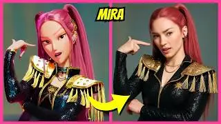 KPOP Demon Hunters in REAL LIFE 💜🎤 + Guess The Voice Quiz | Rumi, Mira, Zoey | Quiz Mate