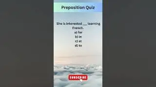 &ldquo;Fill in the Blanks | Preposition | English Grammar | #shorts #english #preposition