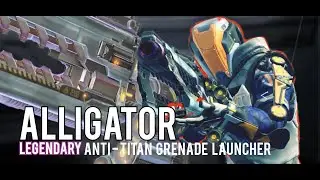 Infinity Ops Sci-Fi -Legendary Grenade Launcher Alligator l Weapon Demonstration  l Android IOS