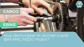Hoe demonteer ik de rechter crank BAFANG M200 motor? Stapsgewijze Uitleg!*254