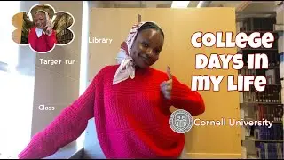 VLOG | Spend A Few Days With Me In College | Cornell University, Library, Target, work