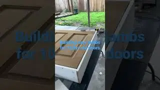 New jambs for 100yr old doors