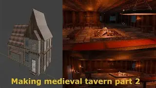 modeling medieval tavern part 2