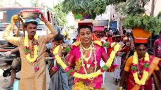 Golnaka Sai Bonam sigam at Ganga Teppa Bonalu 2021 |  Yellamma Bonalu 2021 | Oggu Kumar