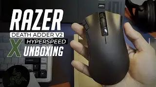 UNBOXING Razer DeathAdder V2 X Hyper Speed