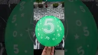 Number #5 Balloon Challenge One Drop Survived, Next BOOM! 💧💥  .mp4