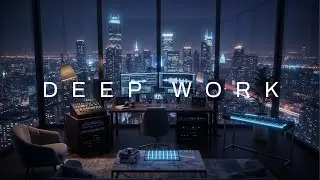 Deep Work in the City | Techno Lounge & Deep Bass Ambient for Focus
