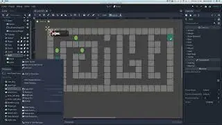 Maze Game in Godot Part 14 - Adding a HUD to display the score