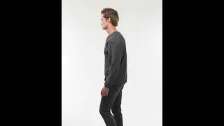 MV Sport Mens Corded Crewneck Sweatshirt 19179