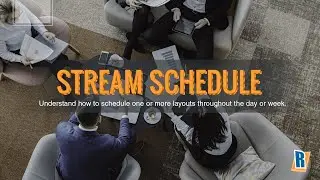 REACH Media Network | Stream Schedule (Tutorial)