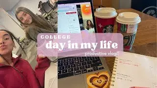 college day in my life: red cup day, presentation, to-do list!! @ UMD college park ✰