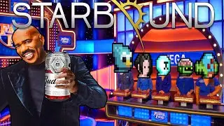 Starbound Family Feud on a Multiplayer Server!