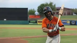 SF Giants Angel Pagan rehab game | AZL Giants 2014
