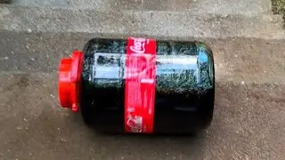 Breaking rainbow glass bottles ⚠️🔥 Crushing Crunchy & Soft Things !