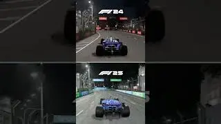 F1 24 vs F1 25 Comparaison #f125 #f1
