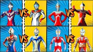 ウルトラマン TIGA VS EVIL TIGA, ULTRAMAN DYNA VS FAKE DYNA, ULTRASEVEN VS DELUTION SEVEN #ウルトラマン #ultraman